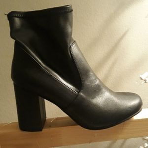Black ankle boots
